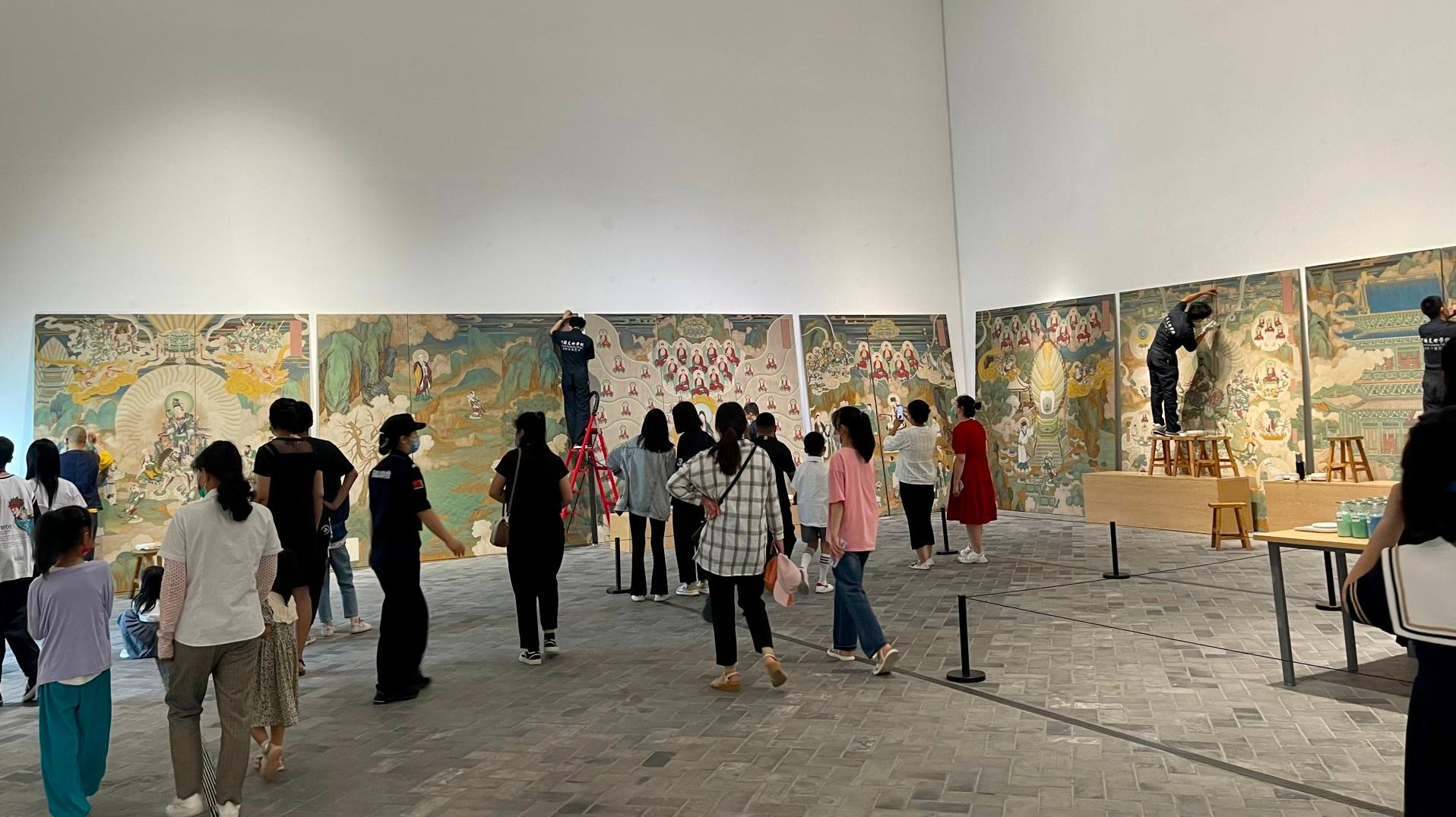 濟寧市美術館｜煙水百城——金兩堂傳統寺觀藝術壁畫繪制展